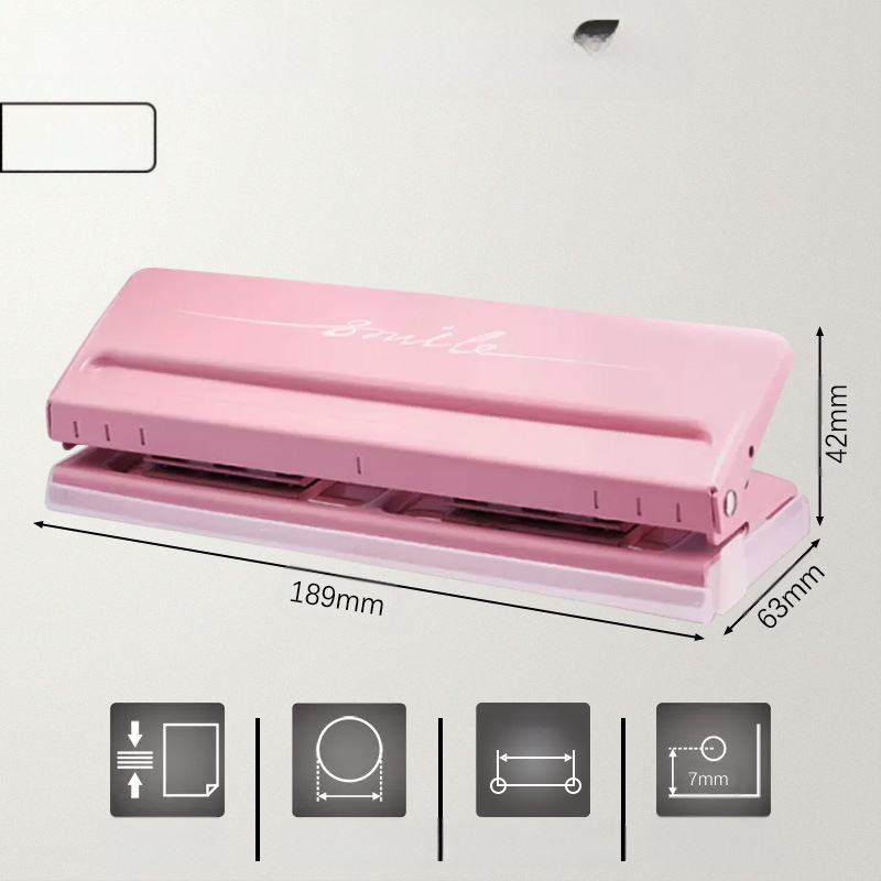 Saab suurepärase mitme auguga augustaja A4 paberile, 30 auguga augustaja 26 auguga B5 lahtiste lehtedega dokumendikausta