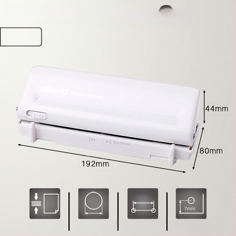 Saab suurepärase mitme auguga augustaja A4 paberile, 30 auguga augustaja 26 auguga B5 lahtiste lehtedega dokumendikausta