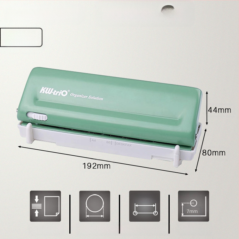 Saab suurepärase mitme auguga augustaja A4 paberile, 30 auguga augustaja 26 auguga B5 lahtiste lehtedega dokumendikausta