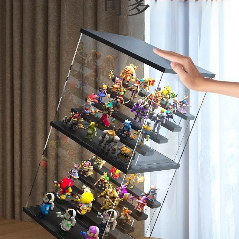 Stalak za slijepe kutije Bubble Mate akrilna kutija za izlaganje Svjetlo Ručno izrađena kutija Prozirna Moderna kutija za izlaganje Igra