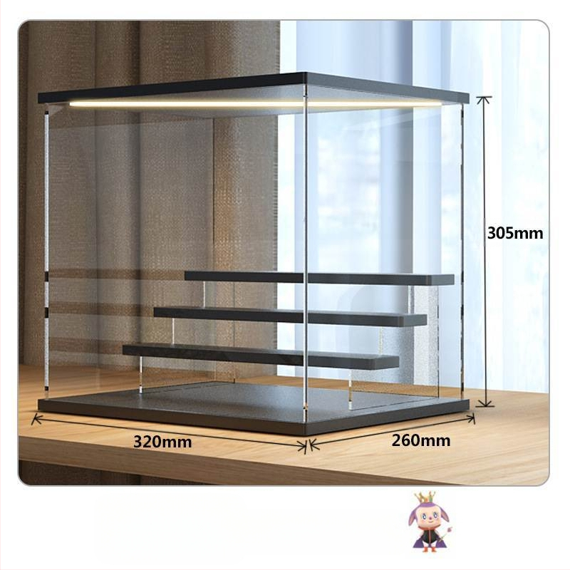 Stalak za slijepe kutije Bubble Mate akrilna kutija za izlaganje Svjetlo Ručno izrađena kutija Prozirna Moderna kutija za izlaganje Igra