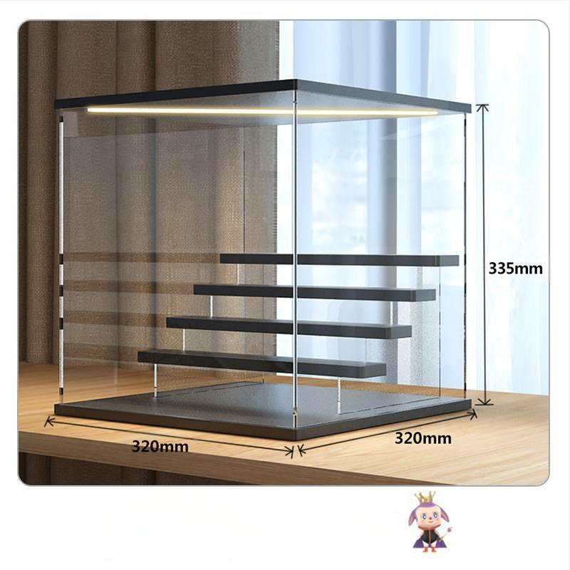 Stalak za slijepe kutije Bubble Mate akrilna kutija za izlaganje Svjetlo Ručno izrađena kutija Prozirna Moderna kutija za izlaganje Igra