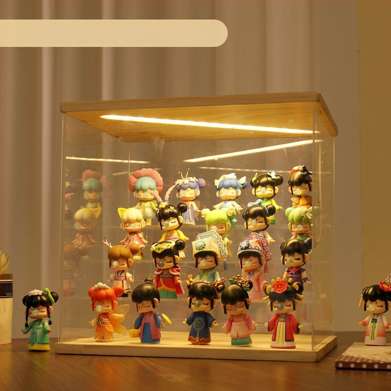 Stalak za slijepe kutije Bubble Mate akrilna kutija za izlaganje Svjetlo Ručno izrađena kutija Prozirna Moderna kutija za izlaganje Igra