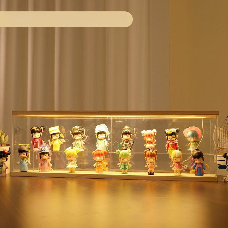 Stalak za slijepe kutije Bubble Mate akrilna kutija za izlaganje Svjetlo Ručno izrađena kutija Prozirna Moderna kutija za izlaganje Igra