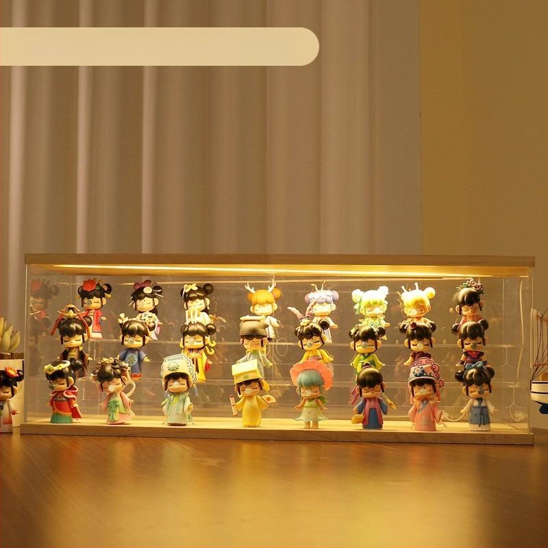 Stalak za slijepe kutije Bubble Mate akrilna kutija za izlaganje Svjetlo Ručno izrađena kutija Prozirna Moderna kutija za izlaganje Igra