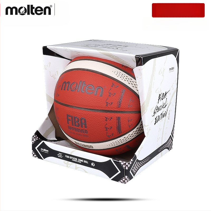 Търговия на едро с промяна на цената на разтопен Moten No.7 мъжки No.6 No.5 състезание общо износоустойчиво меко кожено баскетболно топче GM7X