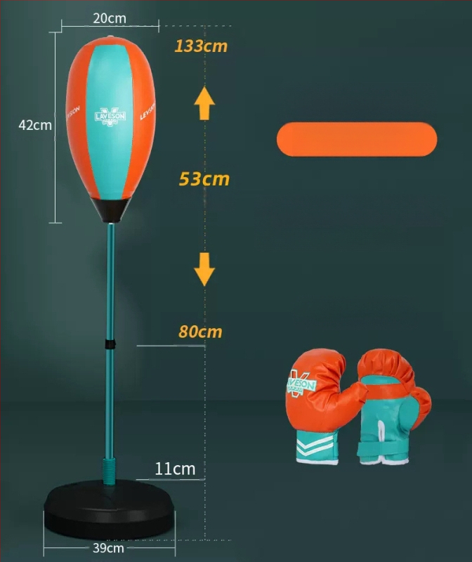 Laste poksireaktsioonimärklaud Pöörlev vertikaalne kiiruspall Poksimärklaud Liivakott Liivakott Laste treeningvarustus Kodu