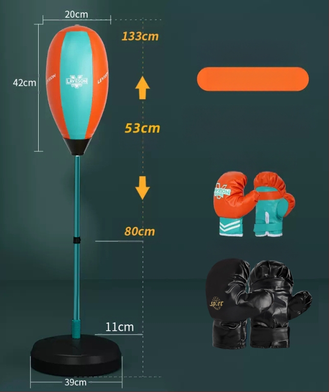 Laste poksireaktsioonimärklaud Pöörlev vertikaalne kiiruspall Poksimärklaud Liivakott Liivakott Laste treeningvarustus Kodu