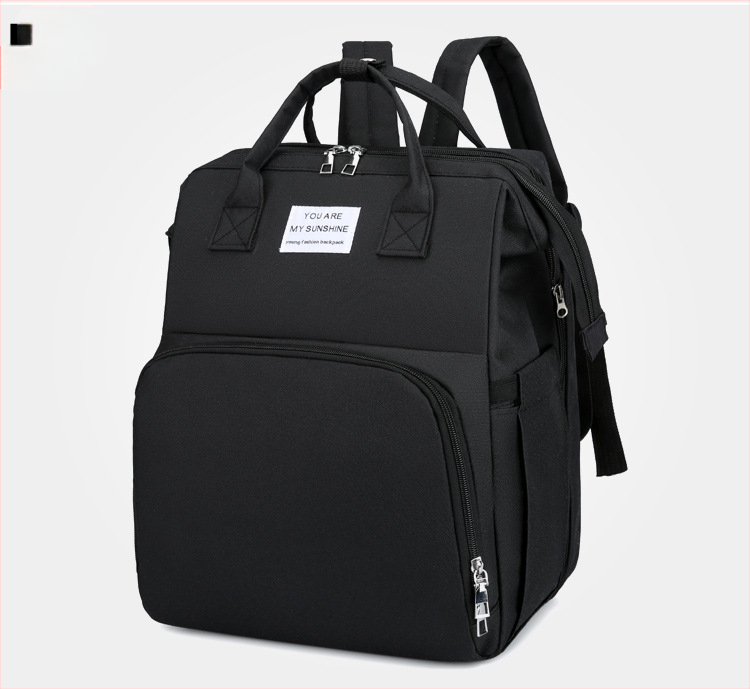 Сгъваема раница за бебешко легло за външно ползване, чанта за майка и бебе, преносима изолирана чанта за съхранение на мляко