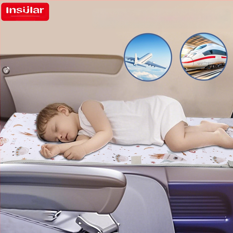Ūdensizturīgs bērnu lidmašīnas ceļojuma sēdekļa pagarinātājs, pagarinājuma paliktnis, multfilmas bērnu lidmašīnas ceļojuma šūpuļtīkls, ceļojumu gulta