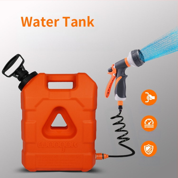 Õhupump 21-liitrine matkaämber mugav veepaak suure mahutavusega 5,5-gallonine ämber dušiga