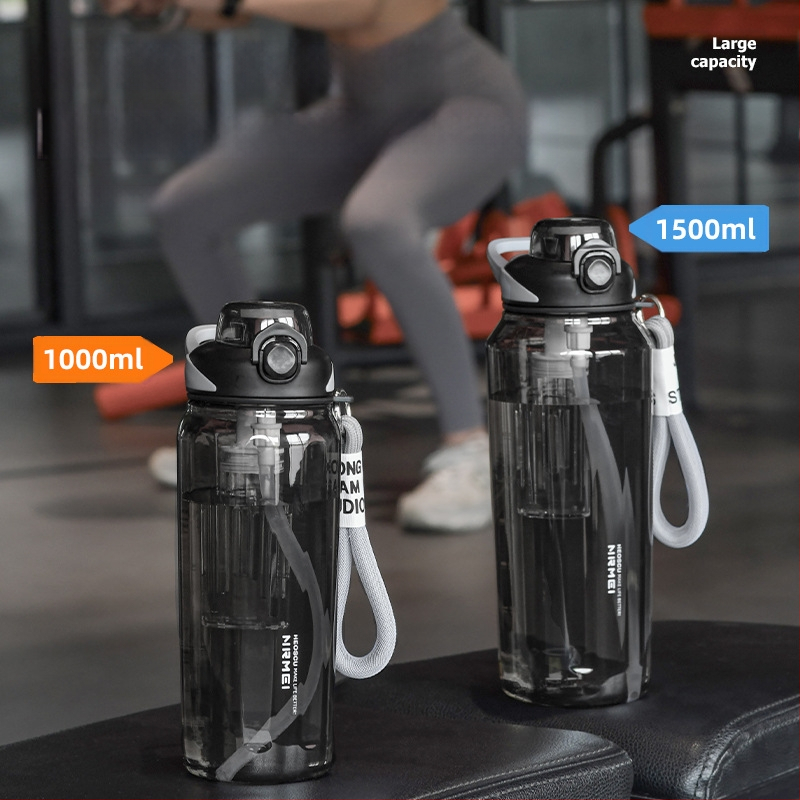 Tritanist suure mahutavusega kõrge temperatuurikindlast plastist veekruus Sport tee eralduskruus hulgimüük naiste suvine Ton Cup