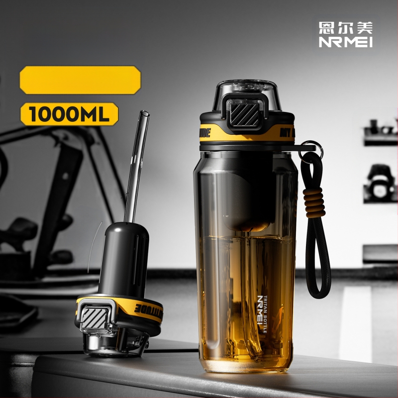 Tritanist suure mahutavusega kõrge temperatuurikindlast plastist veekruus Sport tee eralduskruus hulgimüük naiste suvine Ton Cup