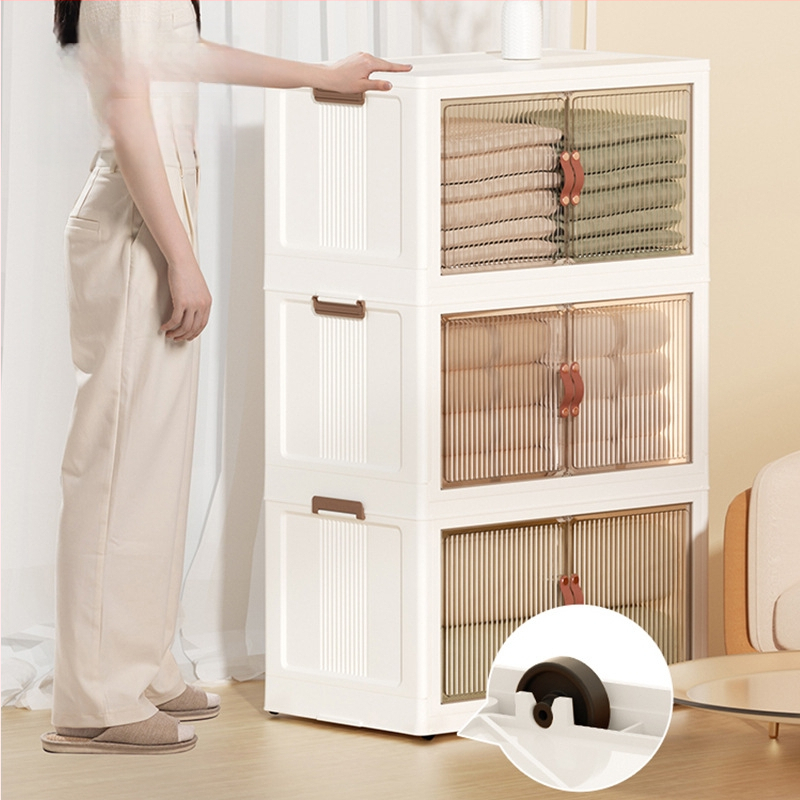 Kokkupandav hoiukapp sahtlitüüpi beebi- ja laste riidekapp majapidamise suupistekapp plastist mitmesuguste esemete vahede hoiukapp