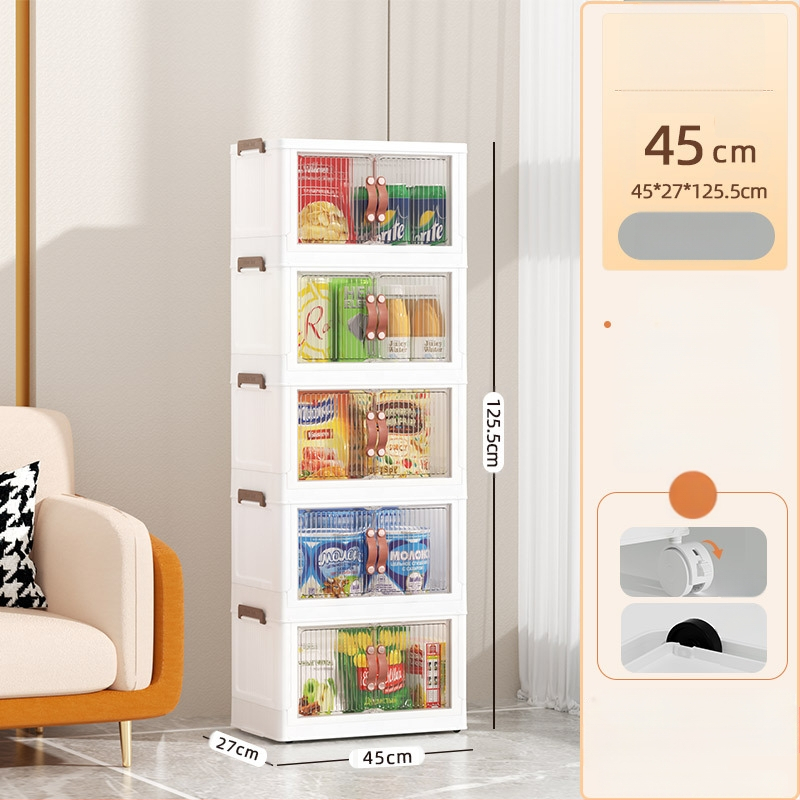 Kokkupandav hoiukapp sahtlitüüpi beebi- ja laste riidekapp majapidamise suupistekapp plastist mitmesuguste esemete vahede hoiukapp