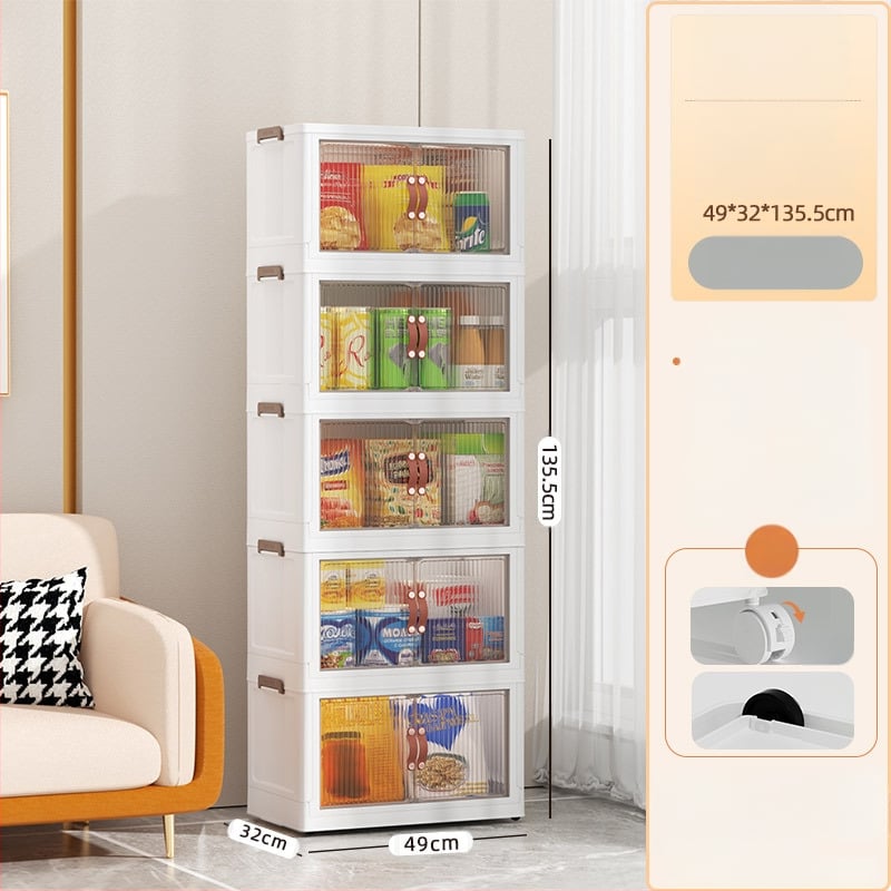 Kokkupandav hoiukapp sahtlitüüpi beebi- ja laste riidekapp majapidamise suupistekapp plastist mitmesuguste esemete vahede hoiukapp