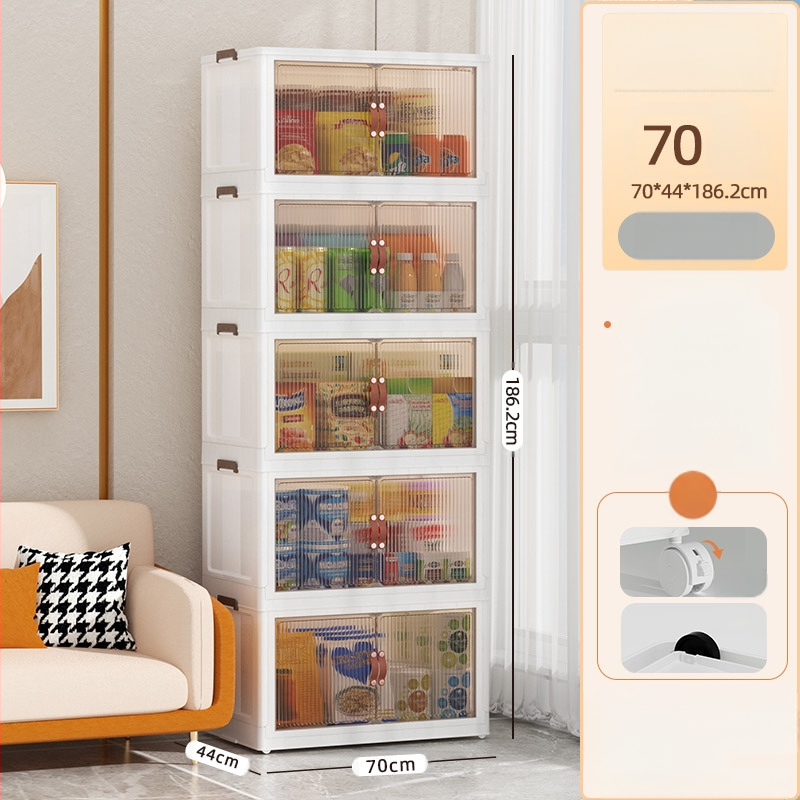 Kokkupandav hoiukapp sahtlitüüpi beebi- ja laste riidekapp majapidamise suupistekapp plastist mitmesuguste esemete vahede hoiukapp