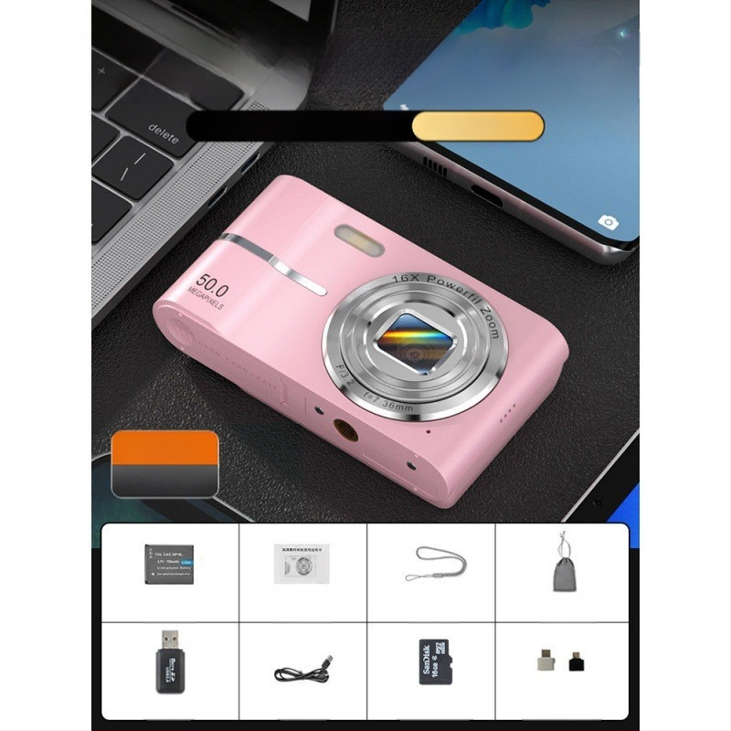 Határokon átnyúló CCD digitális fényképezőgép diákoknak, nagy felbontású, utazó, kezdő szintű, olcsó fényképezőgép, retró kézipoggyászkártya