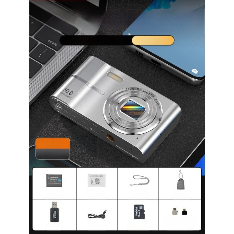 Határokon átnyúló CCD digitális fényképezőgép diákoknak, nagy felbontású, utazó, kezdő szintű, olcsó fényképezőgép, retró kézipoggyászkártya