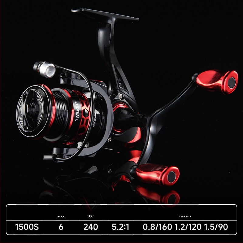 Hao Dun Double Shake Spinning Wheel Hulgimüük Täismetallist traadist tass Luya kalapüügiratas Ilma vahedeta kalapüügiratas Far Hit Sea Rod Wheel DY