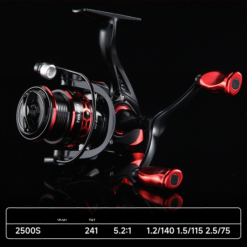 Hao Dun Double Shake Spinning Wheel Hulgimüük Täismetallist traadist tass Luya kalapüügiratas Ilma vahedeta kalapüügiratas Far Hit Sea Rod Wheel DY