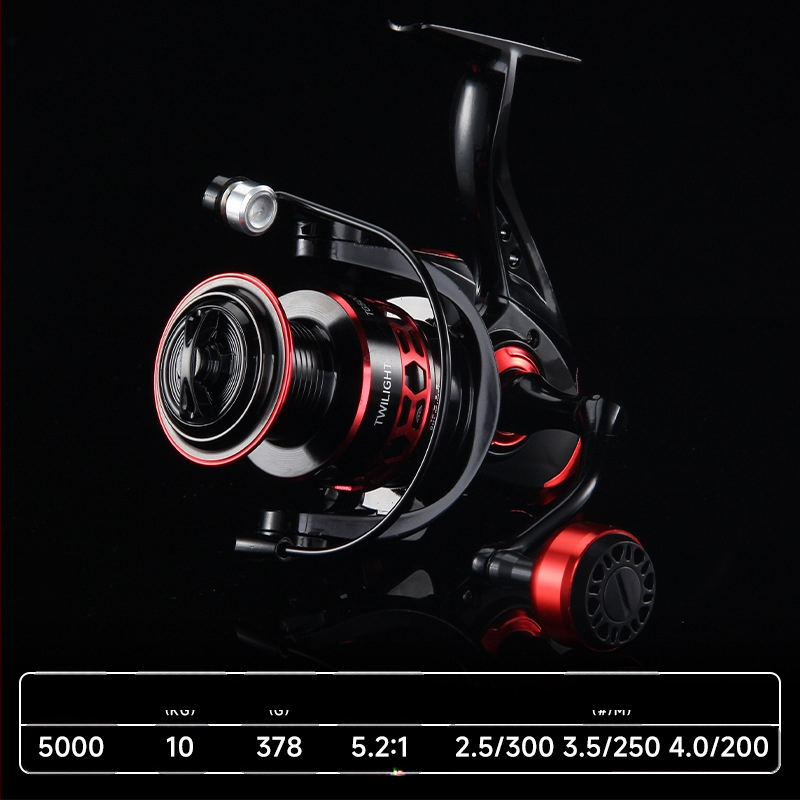 Hao Dun Double Shake Spinning Wheel Hulgimüük Täismetallist traadist tass Luya kalapüügiratas Ilma vahedeta kalapüügiratas Far Hit Sea Rod Wheel DY