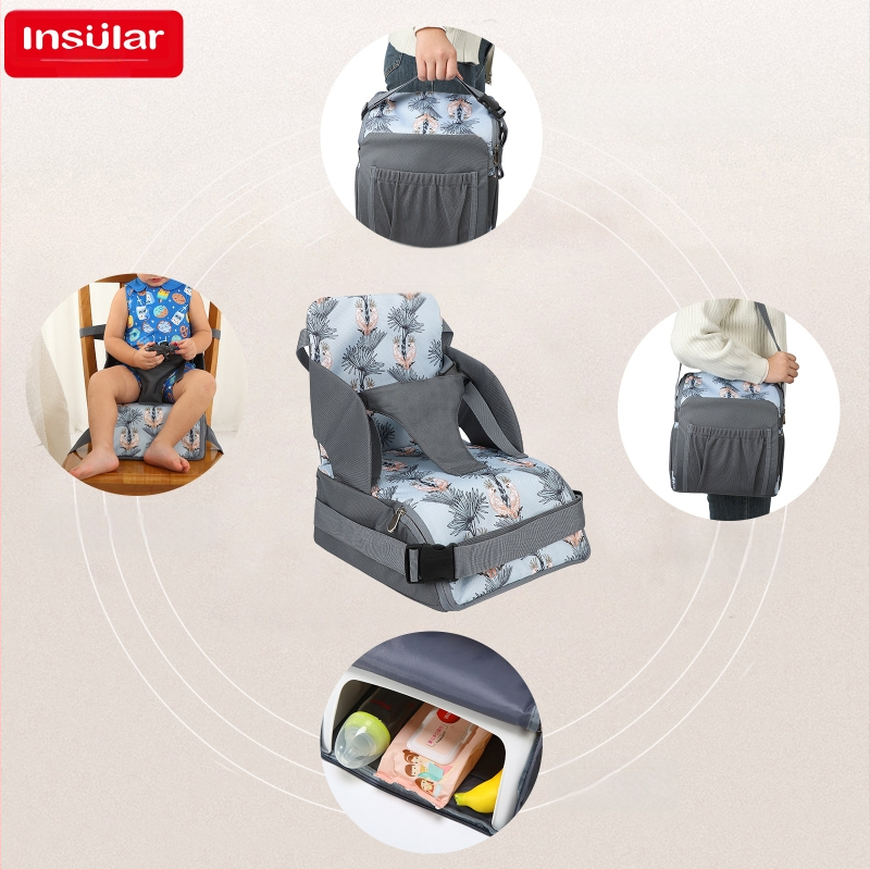 Kaasaskantav multifunktsionaalne õlakott emmele, laste istmepadi, beebi söögitooli padi, taburet