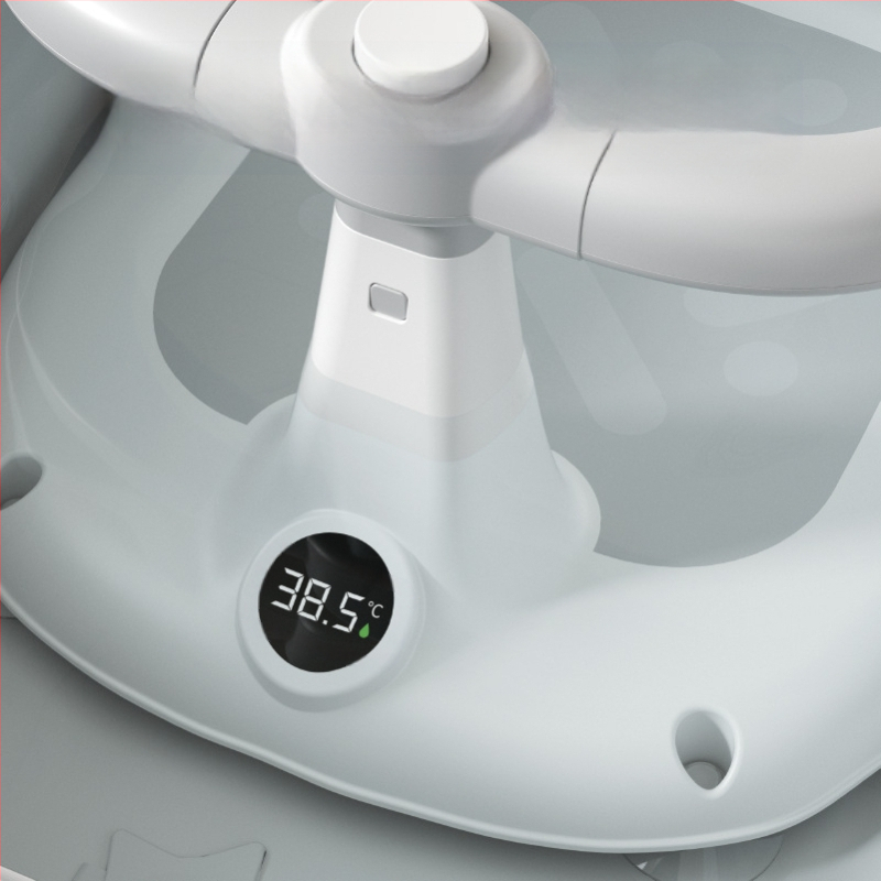 „CrossBorder“ kūdikio vonios kėdutė, kūdikio vonios atlošas, sėdima vonios taburetė, vaikų mokymosi sėdėti kėdutė, neslystanti vonios kėdutė