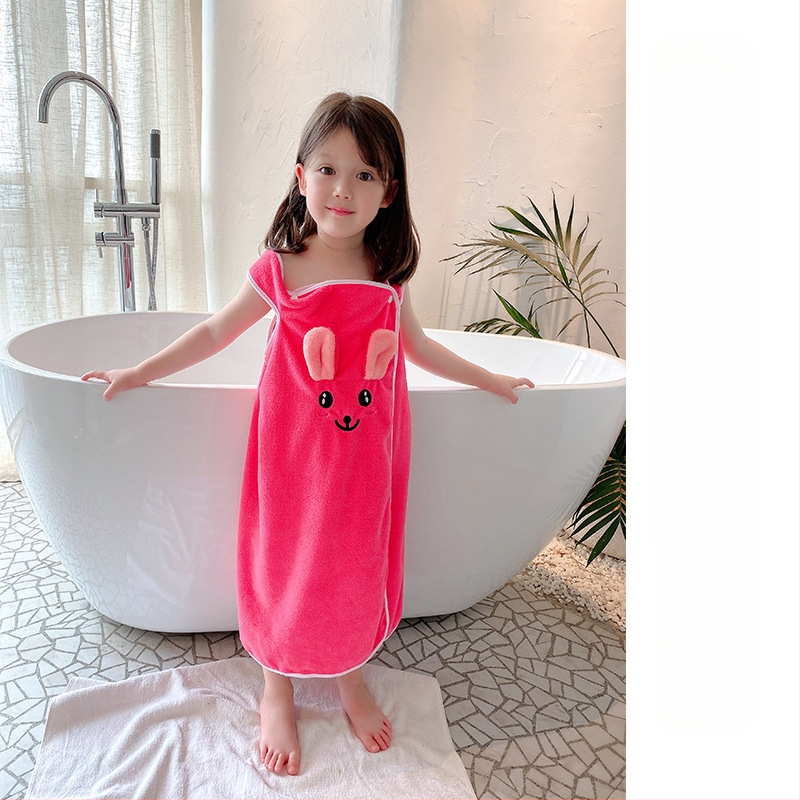 Laste vanniseelik, koomiksist armas vannirätik, karvavaba korallfliisist imav sling, majapidamisvanniseelik, ujumishigi, aurusaunarätik