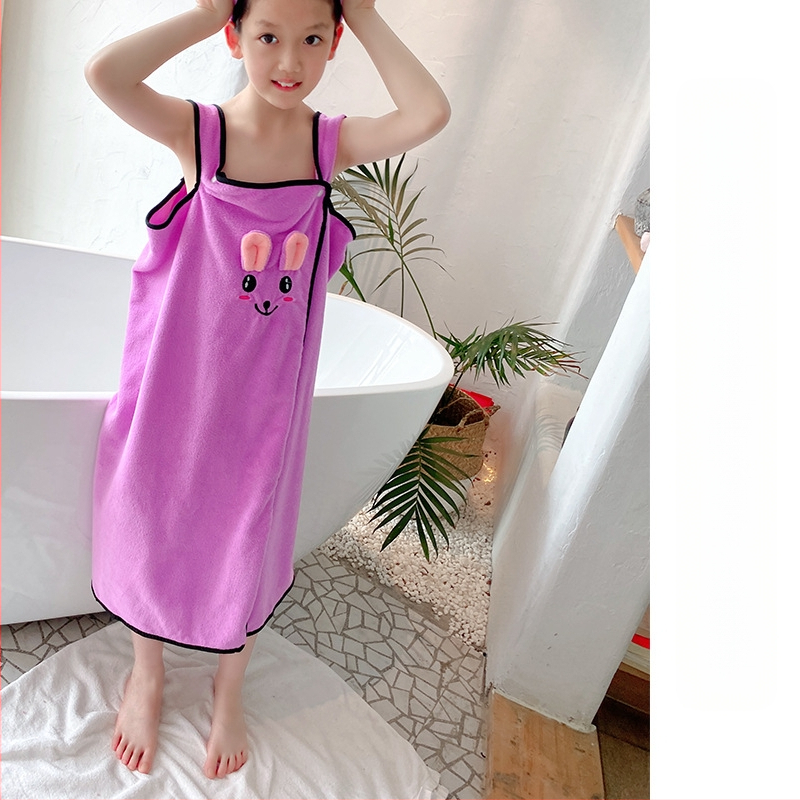 Laste vanniseelik, koomiksist armas vannirätik, karvavaba korallfliisist imav sling, majapidamisvanniseelik, ujumishigi, aurusaunarätik