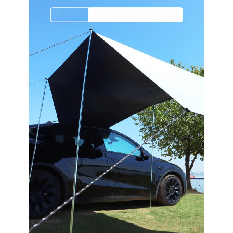 Autopoolne telkimisvarikatus, isejuhtiv reisitelk, autopoolne tagumine päikesesirm, maastur, vihmakindel