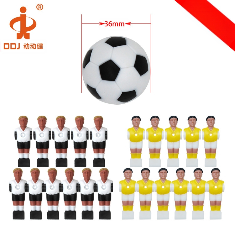 Dynamic Health galda futbola automāta piederumi Futbola automāts Little Man Doll 1,4 m Bobby futbola piederumu komplekts