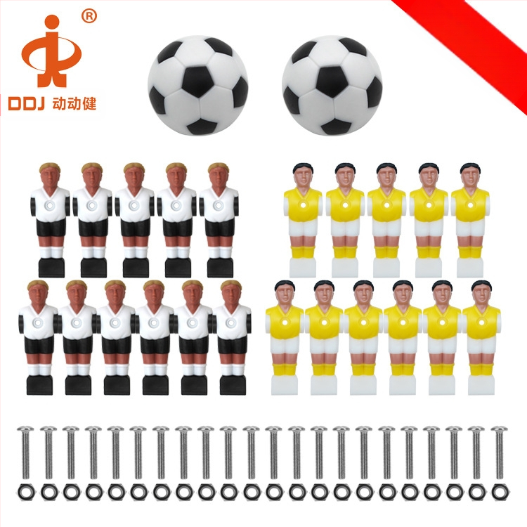 Dynamic Health galda futbola automāta piederumi Futbola automāts Little Man Doll 1,4 m Bobby futbola piederumu komplekts
