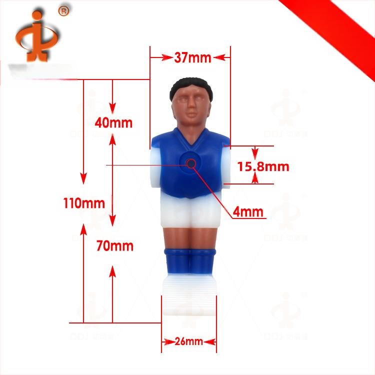 Dynamic Health galda futbola automāta piederumi Futbola automāts Little Man Doll 1,4 m Bobby futbola piederumu komplekts
