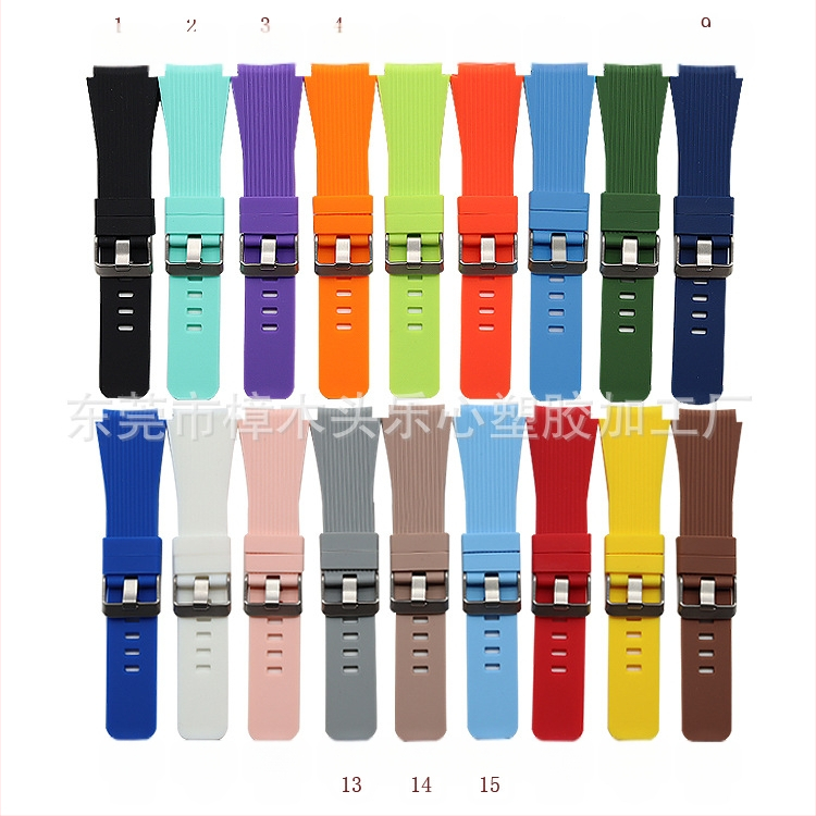 Nový model vhodný pre 22 mm silikónový remienok Samsung Gear S4Sport S4 Silikónový remienok Výrobca remienkov Samsung