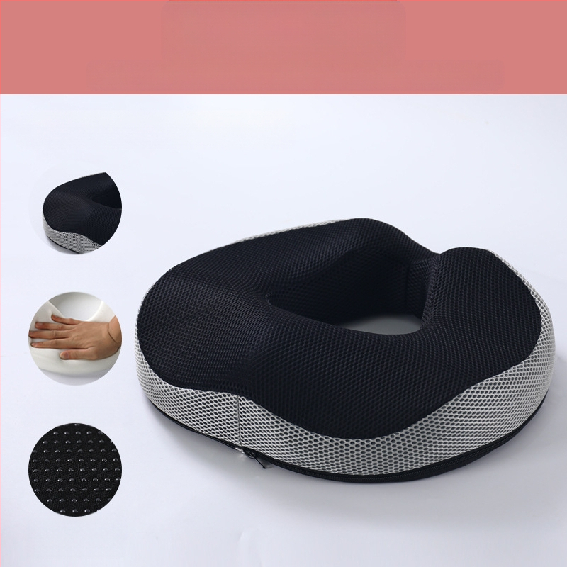 Viskoelastinės medžiagos pagalvėlė hemorojui, nesublukusi, tuščiavidurė, kvėpuojanti kėdės sėdmenų pagalvėlė, gražūs sėdmenys, uodegos slankstelis, uodegos slankstelio sėdmenų sėdynės pagalvėlė