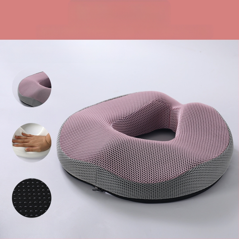 Viskoelastinės medžiagos pagalvėlė hemorojui, nesublukusi, tuščiavidurė, kvėpuojanti kėdės sėdmenų pagalvėlė, gražūs sėdmenys, uodegos slankstelis, uodegos slankstelio sėdmenų sėdynės pagalvėlė