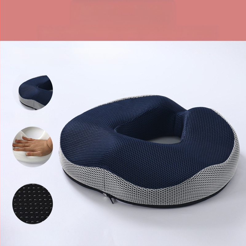 Viskoelastinės medžiagos pagalvėlė hemorojui, nesublukusi, tuščiavidurė, kvėpuojanti kėdės sėdmenų pagalvėlė, gražūs sėdmenys, uodegos slankstelis, uodegos slankstelio sėdmenų sėdynės pagalvėlė