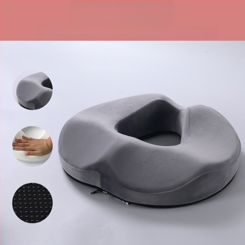 Viskoelastinės medžiagos pagalvėlė hemorojui, nesublukusi, tuščiavidurė, kvėpuojanti kėdės sėdmenų pagalvėlė, gražūs sėdmenys, uodegos slankstelis, uodegos slankstelio sėdmenų sėdynės pagalvėlė