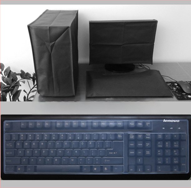 Kompiuterio dangtelio darbalaukio dulkių dangtelis 32 19 22 24 27 29 colių LCD pagrindinio kompiuterio dangtelis, medžiaginis klaviatūros dangtelis