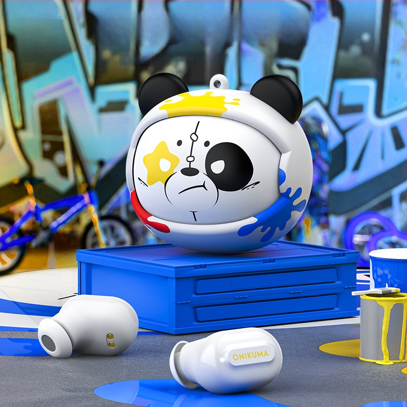 Нови трансгранични безжични Bluetooth слушалки Onikuma Ows True Wireless Tws с висококачествено намаляване на шума 5.3 за уши