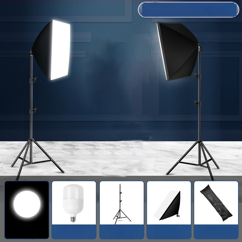 „Shadow Source“ tiesioginės transliacijos užpildymo šviesa fotografijos šviesa apšvietimas švelni šviesos dėžutė studijos rinkinys tiesioginės transliacijos kambario užpildymo šviesa didmeninė prekyba