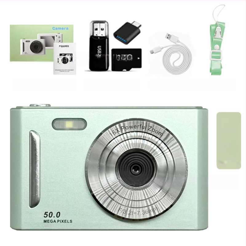 Piiriülene 5K HD-pildistamise digikaamera optilise suumiga, värinakindel kaamera tudengipidu algtaseme kodukaamera