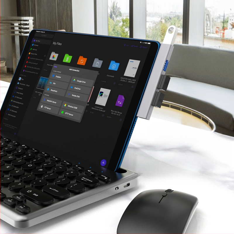 Számítógép alumíniumötvözet 3.0 notebook usb multi-interfész typec bővítő dokkoló vezeték nélküli HUB kábelelosztó