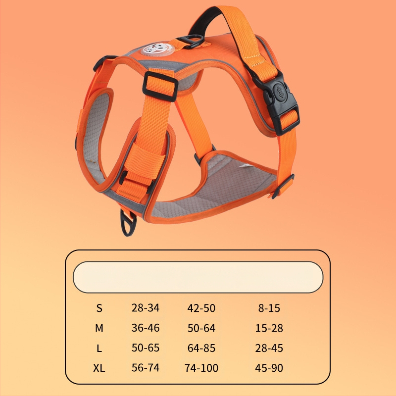 Nový cezhraničný hrudný popruh pre veľkých psov, protišmyková vesta odolná voči výbuchu, priedušná vesta s produktmi pre domáce zvieratá