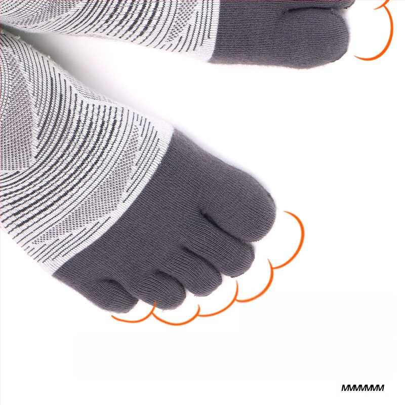 WRELS Running Marathon Professional Sports Five Finger Sokid Coolmax Kiirelt kuivavad Higi imavad Kulumiskindlad Murdmaasuusa Sokid Meestele ja Naistele