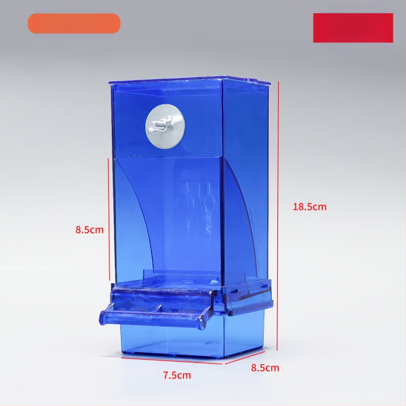 Papagal păsări hrană cutie anti-împrăștiere automată hrănitoare anti-stropire externă hrănire păsări hrănitoare piele de tigru bujor Xuan Feng păsări provizii
