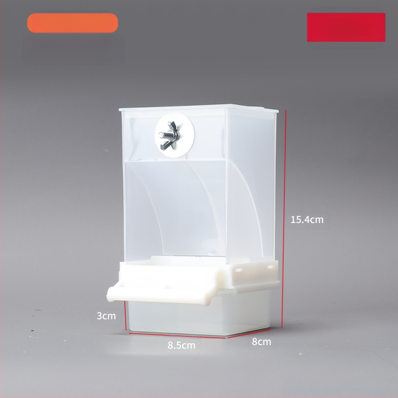 Papagal păsări hrană cutie anti-împrăștiere automată hrănitoare anti-stropire externă hrănire păsări hrănitoare piele de tigru bujor Xuan Feng păsări provizii