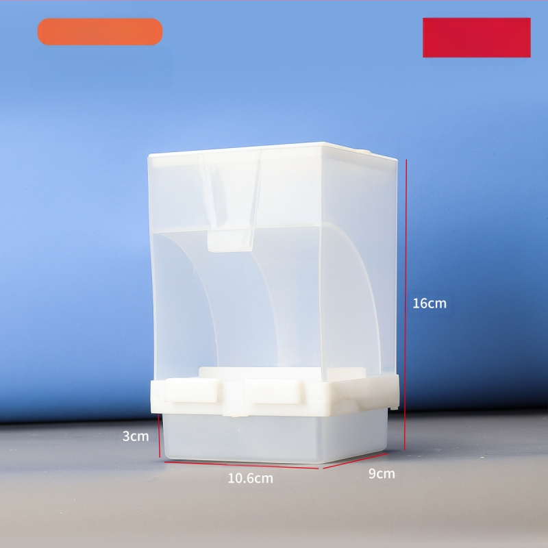 Papagal păsări hrană cutie anti-împrăștiere automată hrănitoare anti-stropire externă hrănire păsări hrănitoare piele de tigru bujor Xuan Feng păsări provizii