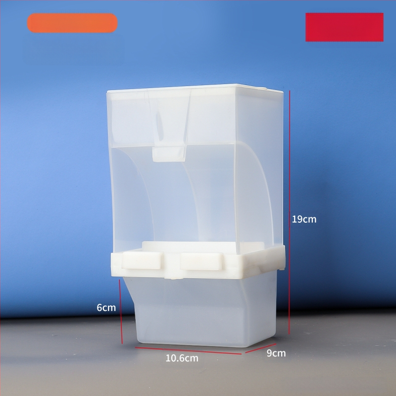 Papagal păsări hrană cutie anti-împrăștiere automată hrănitoare anti-stropire externă hrănire păsări hrănitoare piele de tigru bujor Xuan Feng păsări provizii